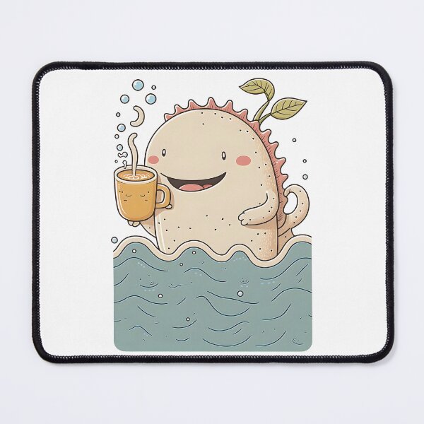 Item preview, Cute Axolotl & Coffee Kawaii Anime Axolotls & Coffee Lover designed and sold by SecretDicer.