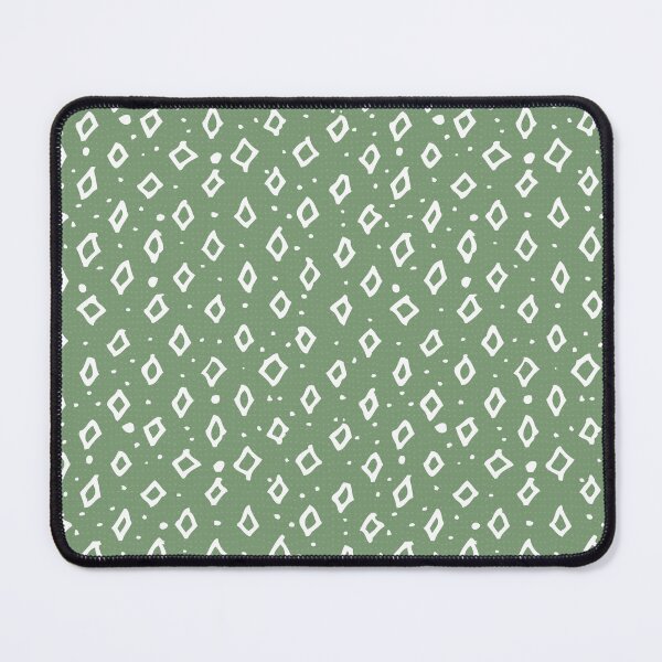 Item preview, Forest green geometric pattern all over design designed and sold by Lolly's Lane Shoppe.