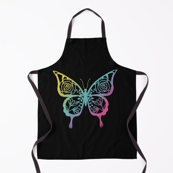 Item preview, Floral colorful butterfly pattern and flowers designed and sold by Souushop.