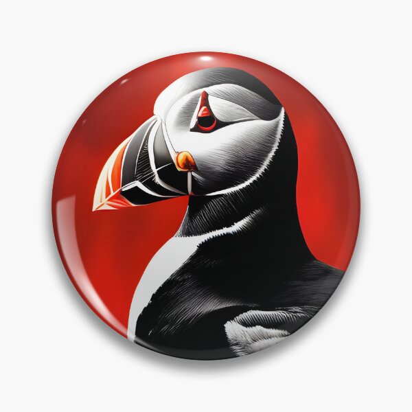 Item preview, Portrait of a Puffin designed and sold by atangerprints.