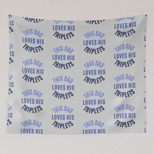 Item preview, This Dad Loves His Triplets designed and sold by karolaan.