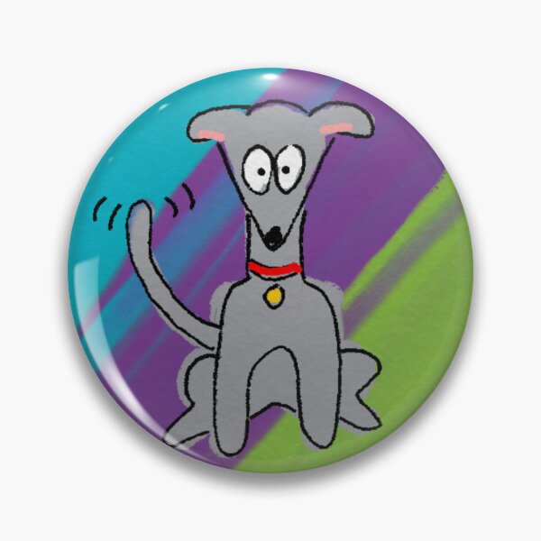 Item preview, Waggy Greyhound designed and sold by GormodoHeathers.