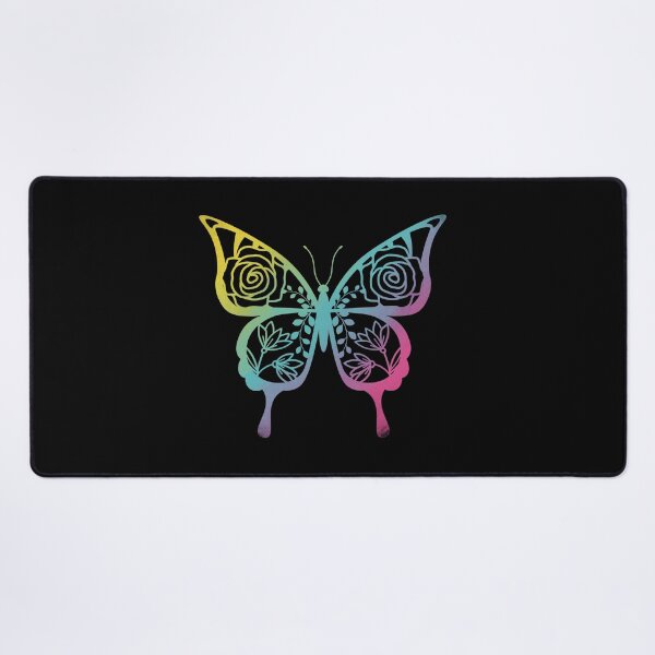 Item preview, Floral colorful butterfly pattern and flowers designed and sold by Souushop.