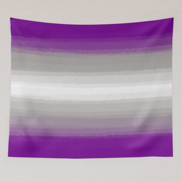 Item preview, Watercolor Greysexual Pride Flag designed and sold by Sum-Thangs.