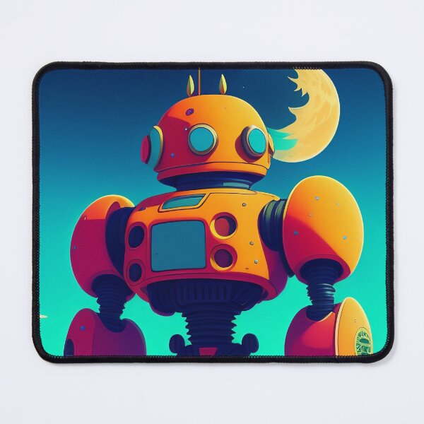Item preview, Anime Robot Transformer Retro 60s Cyberpunk Style AI Art designed and sold by unusualillusion.