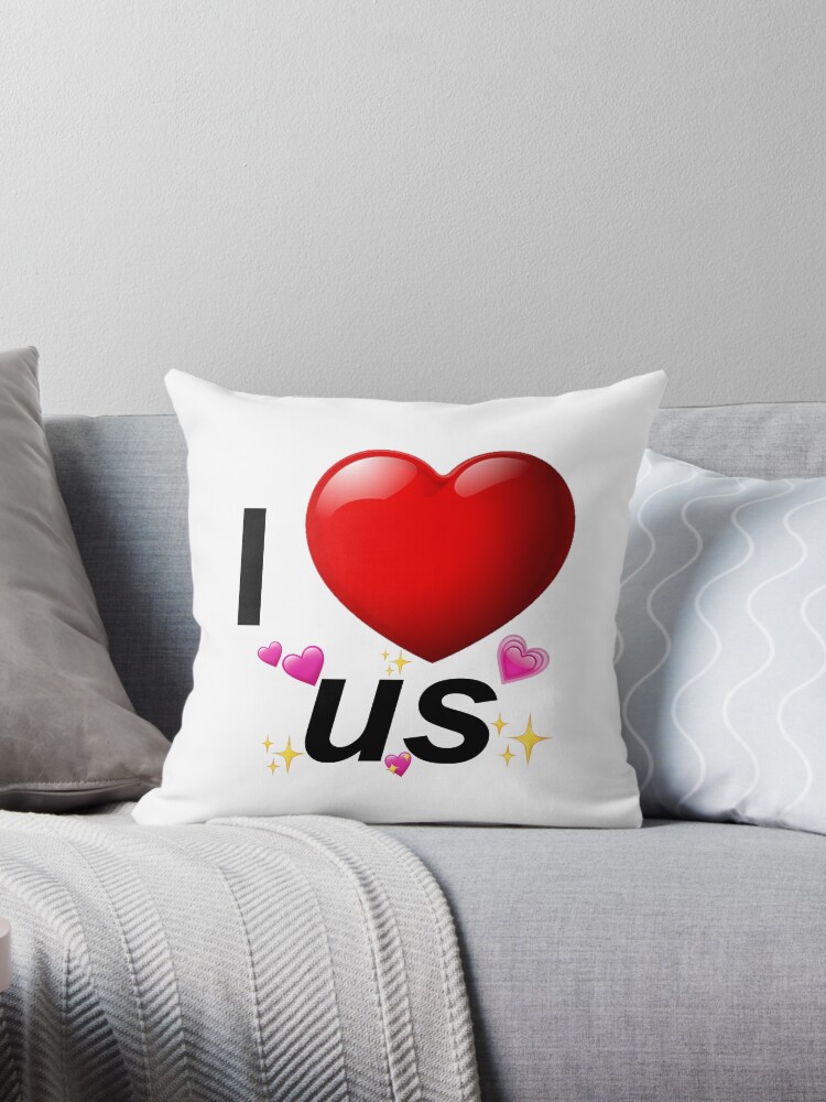 I love 2024 us throw pillow