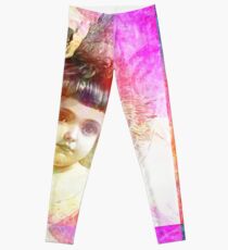 HER NEW BONNET Leggings