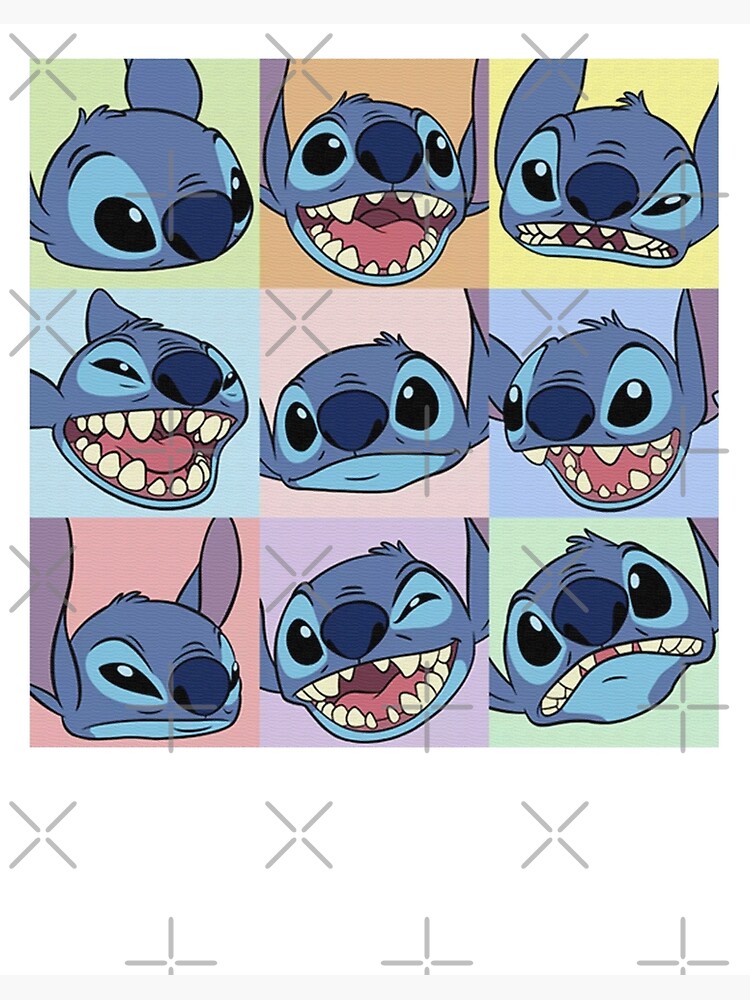 Stitch design from Leo and Stitch cartoon Stitch t-shirt | Art Board Print