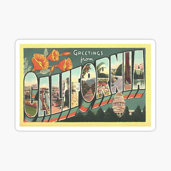 Item preview, Greetings from California Vintage Travel designed and sold by estudiopublik.