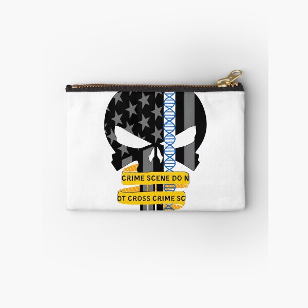 Item preview, Forensic Thin Blue Line Skull designed and sold by SceneOfTheCrime.