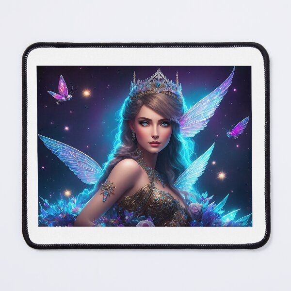 Item preview, Fantasy Art: Crystal Moon Goddess, Gem Goddess, Celestial Goddess designed and sold by SerenityOracle.