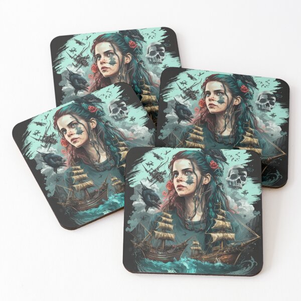 Item preview, pirate woman designed and sold by jaquelinedejff.