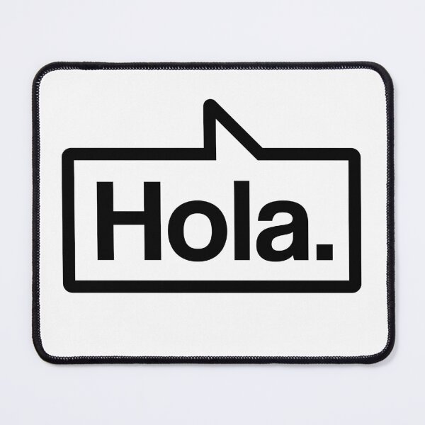 Item preview, Hola - Talking Shirt (Black) designed and sold by Justin Ellis.