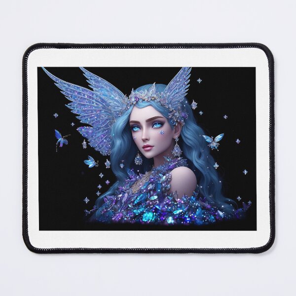 Item preview, Fantasy Art: Crystal Moon Goddess, Gem Goddess, Celestial Goddess designed and sold by SerenityOracle.