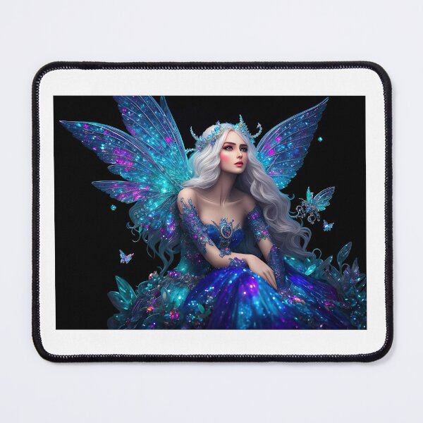 Item preview, Fantasy Art: Crystal Moon Goddess, Gem Goddess, Celestial Goddess, Fairy Princess, Angel designed and sold by SerenityOracle.