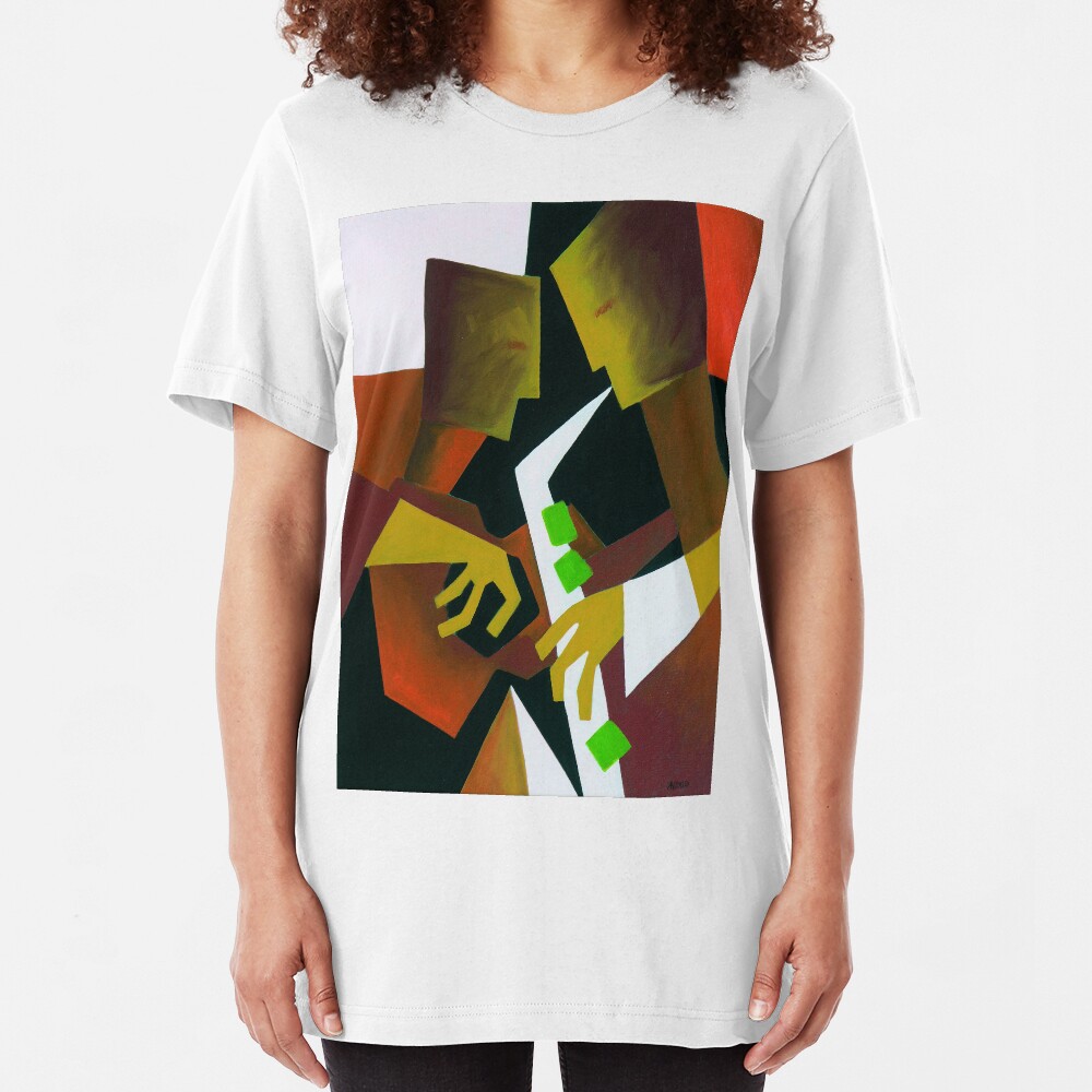 CHASIN' THE BIRD, BARNEY KESSEL AND CHARLIE PARKER Slim Fit T-Shirt