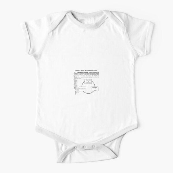 General Physics PHY 110 Short Sleeve Baby One-Piece