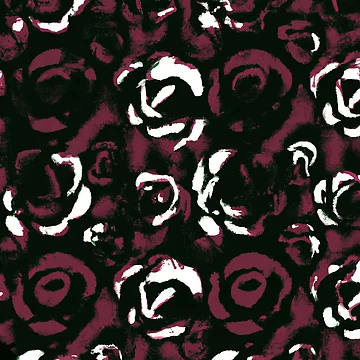Artwork thumbnail, Grunge Contrast Roses by SamJanner