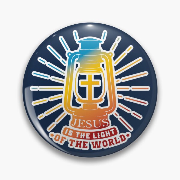 Item preview, JESUS ​​is the light of the world - a Christian design in gradient designed and sold by berea.cl.