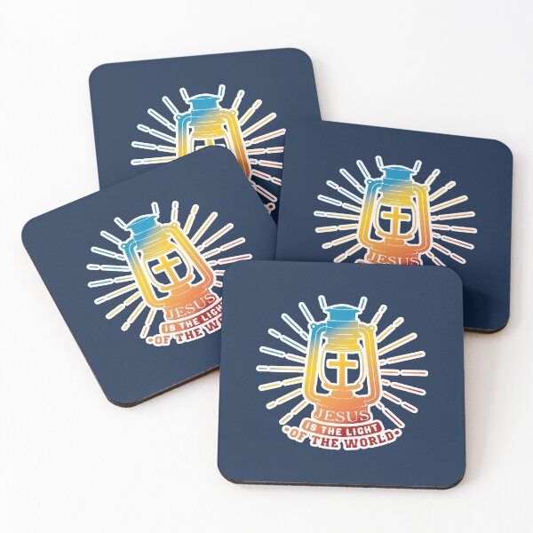 Item preview, JESUS ​​is the light of the world - a Christian design in gradient designed and sold by berea.cl.