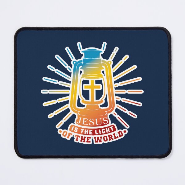 Item preview, JESUS ​​is the light of the world - a Christian design in gradient designed and sold by berea.cl.