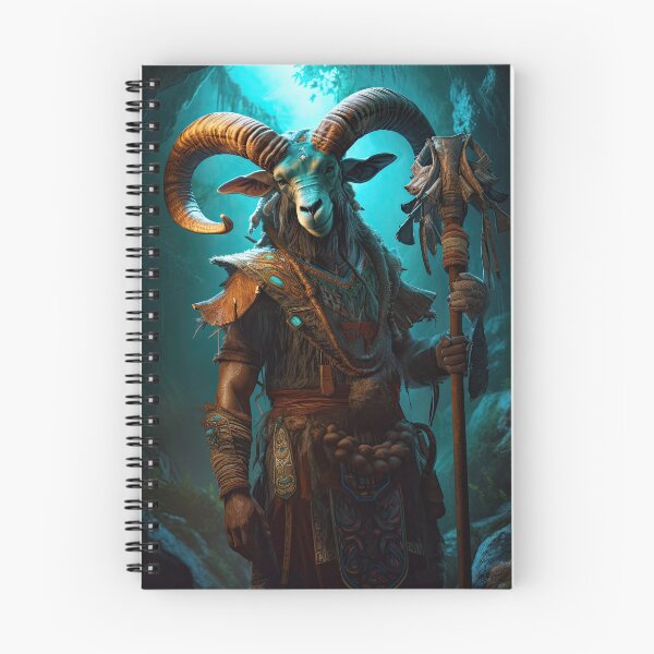 Artikelvorschau, Warrior Goat with Staff entworfen und verkauft von FireScreen.