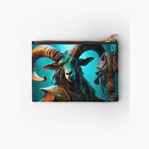 Artikelvorschau, Warrior Goat with Staff entworfen und verkauft von FireScreen.