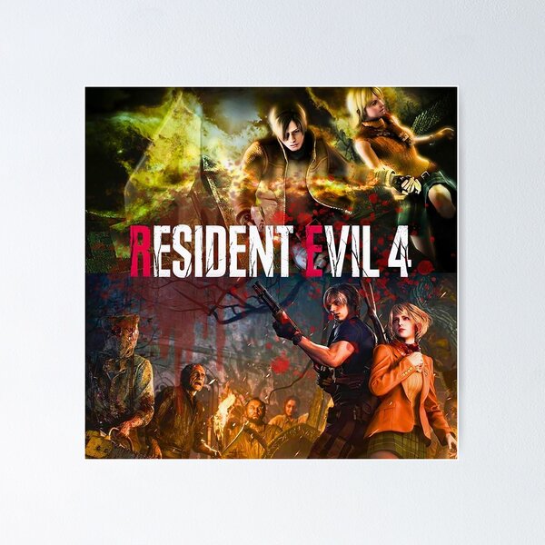 Artikel-Vorschau von Resident Evil 4 damals und heute, designt und verkauft von ArklayGuy.