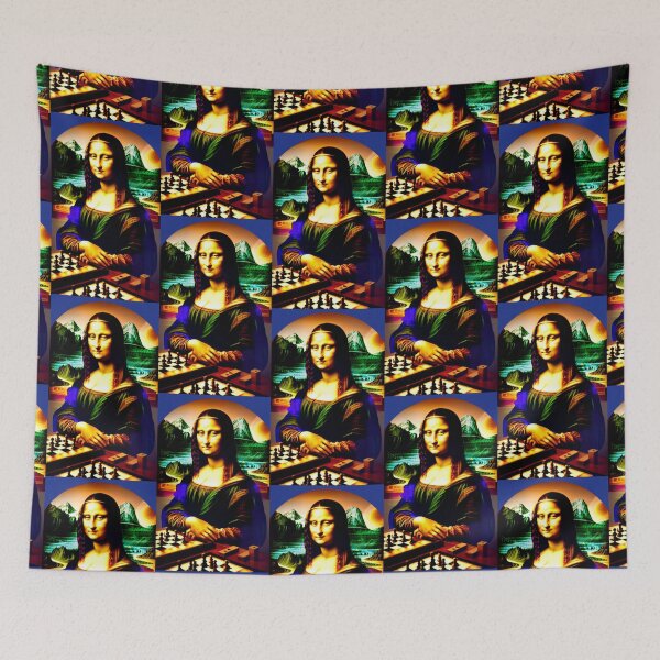Item preview, Mona Lisa checkmate (#01) designed and sold by SolidEarthArt.