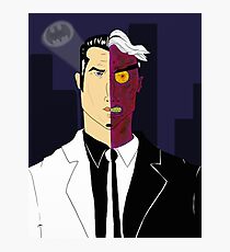 Two Face! Photographic Print