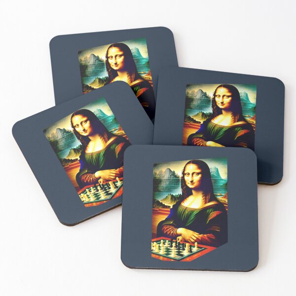 Item preview, Mona Lisa checkmate (#02) designed and sold by SolidEarthArt.