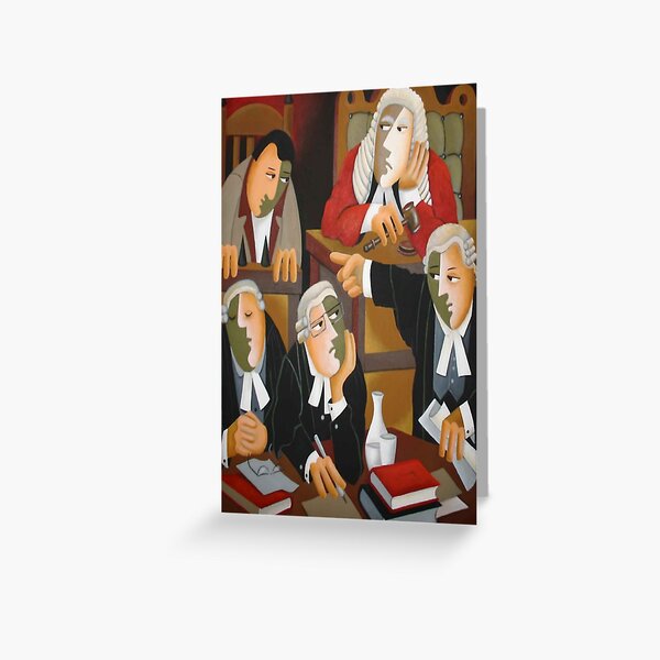 THE TRIAL Greeting Card