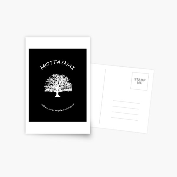 Mottainai philosophy tree 3 Postcard