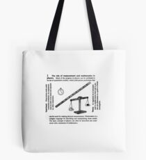 General Physics, PHY 110 Tote Bag