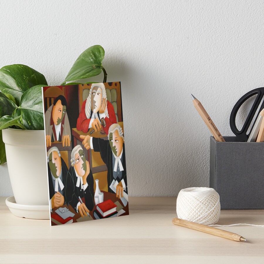 THE TRIAL Art Board Print