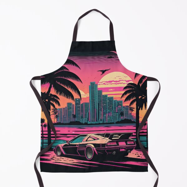 Item preview, Miami Vice Retro Super Car - Vintage 1980s Nostalgia Design designed and sold by RETRO1985.