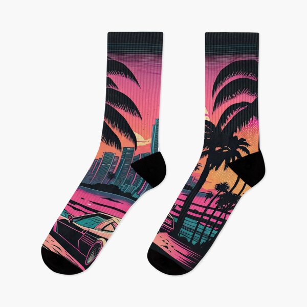 Item preview, Miami Vice Retro Super Car - Vintage 1980s Nostalgia Design designed and sold by RETRO1985.