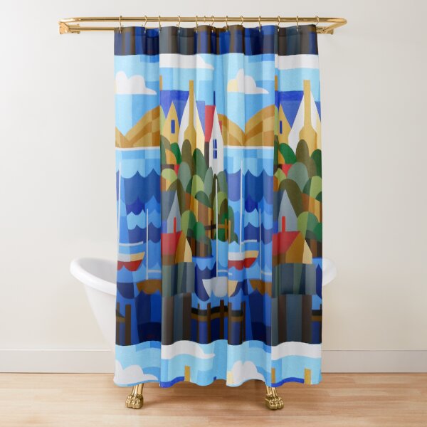 BATTERY POINT, HOBART, TASMANIA Shower Curtain