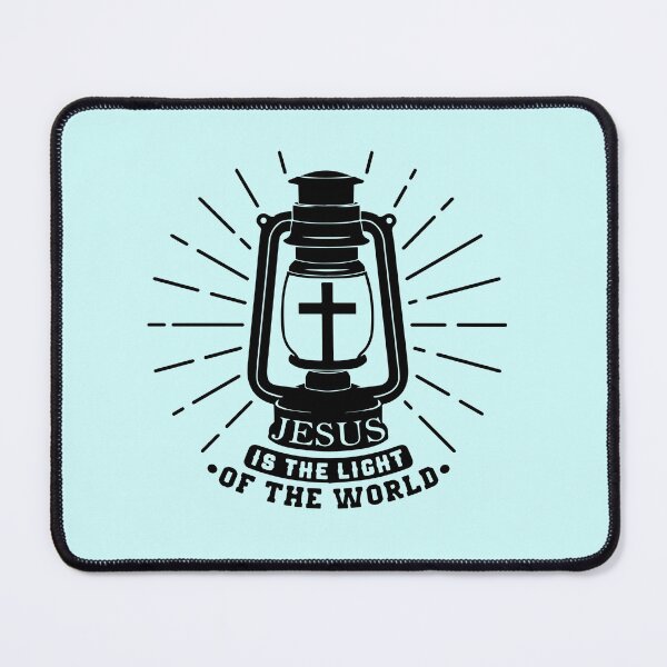 Item preview, JESUS ​​is the light of the world - a Christian design in solid color designed and sold by berea.cl.