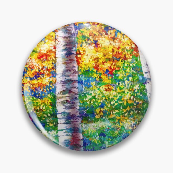 Item preview, Midsummer Dreams of Aspen Trees with Palette Knife designed and sold by Rocky Mountain Artistry.