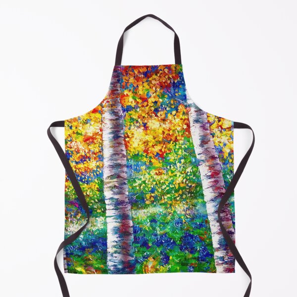 Item preview, Midsummer Dreams of Aspen Trees with Palette Knife designed and sold by Rocky Mountain Artistry.