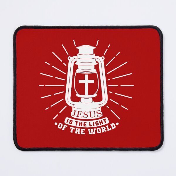 Item preview, JESUS ​​is the light of the world - a Christian design in solid color designed and sold by berea.cl.