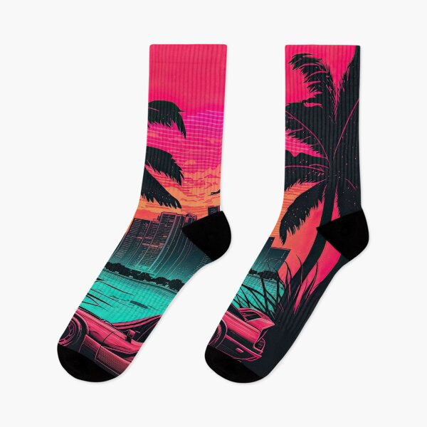 Item preview, Miami Vice Retro Super Car Design -1980s Visions designed and sold by RETRO1985.