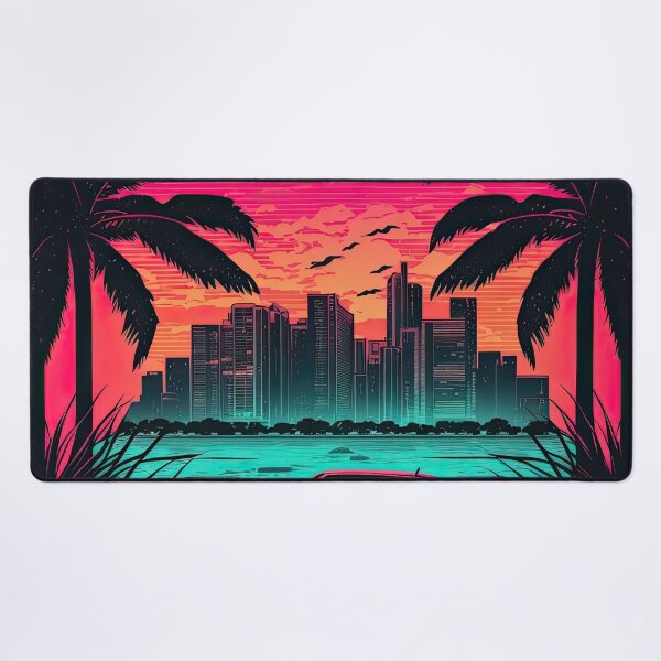 Item preview, Miami Vice Retro Super Car Design - Visiones de los años 80 designed and sold by RETRO1985.
