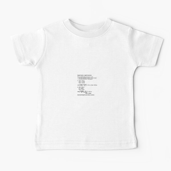 General Physics, PHY 110 Baby T-Shirt