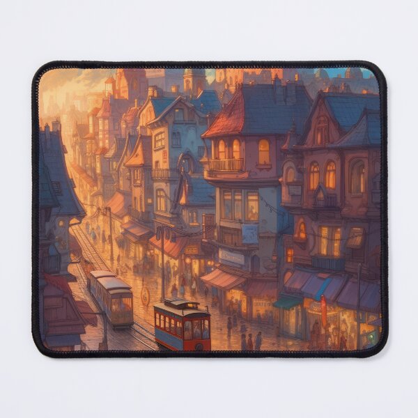 Item preview, Old Town Charm - Animated Print designed and sold by FireScreen.