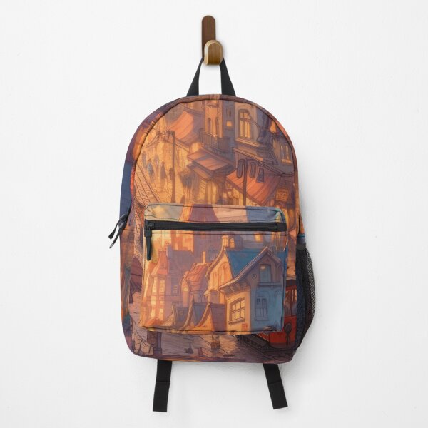 Item preview, Old Town Charm - Animated Print designed and sold by FireScreen.