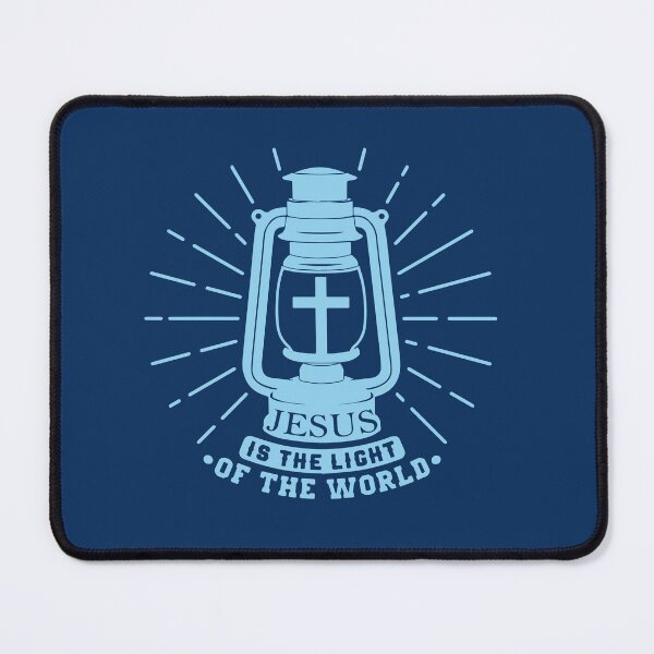 Item preview, JESUS ​​is the light of the world - a Christian design in solid color designed and sold by berea.cl.