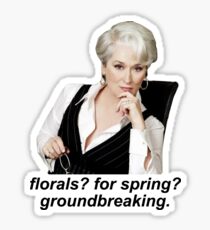 Devil Wears Floral - Basic Sticker