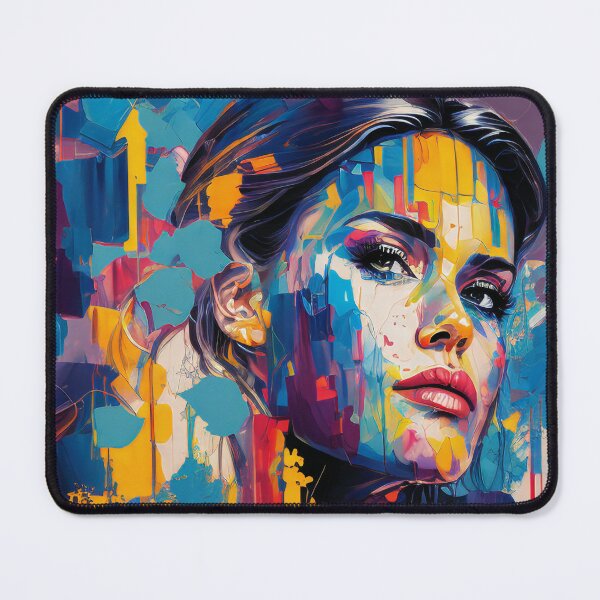 Item preview, Colorful oil painting of a beautiful woman designed and sold by Nakumis-shop.